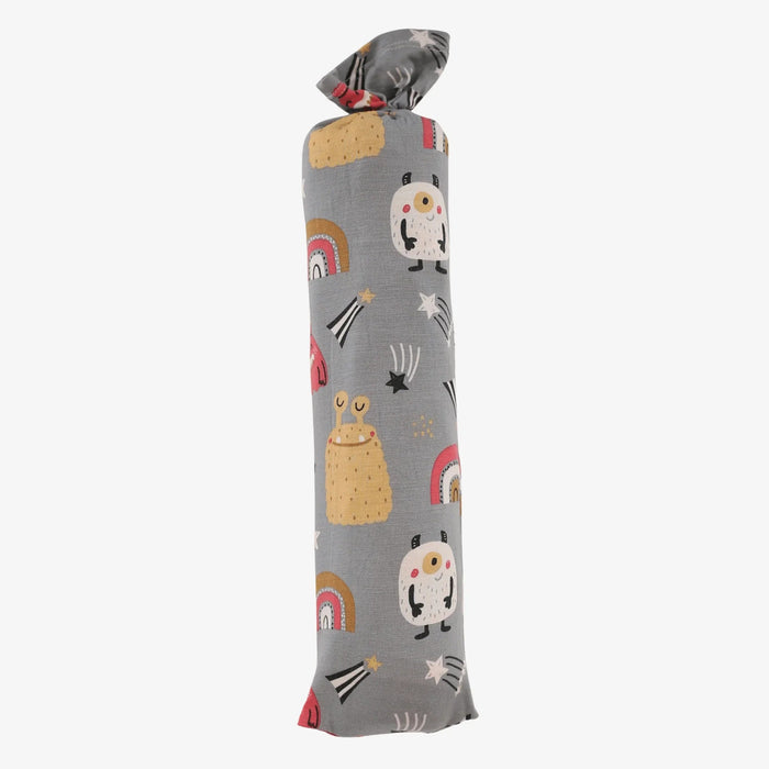 Bestaroo - Bamboo - Pink Happy Monsters Swaddle