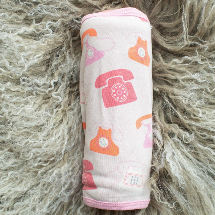 Bestaroo - Bamboo - Pink Telephone Swaddle