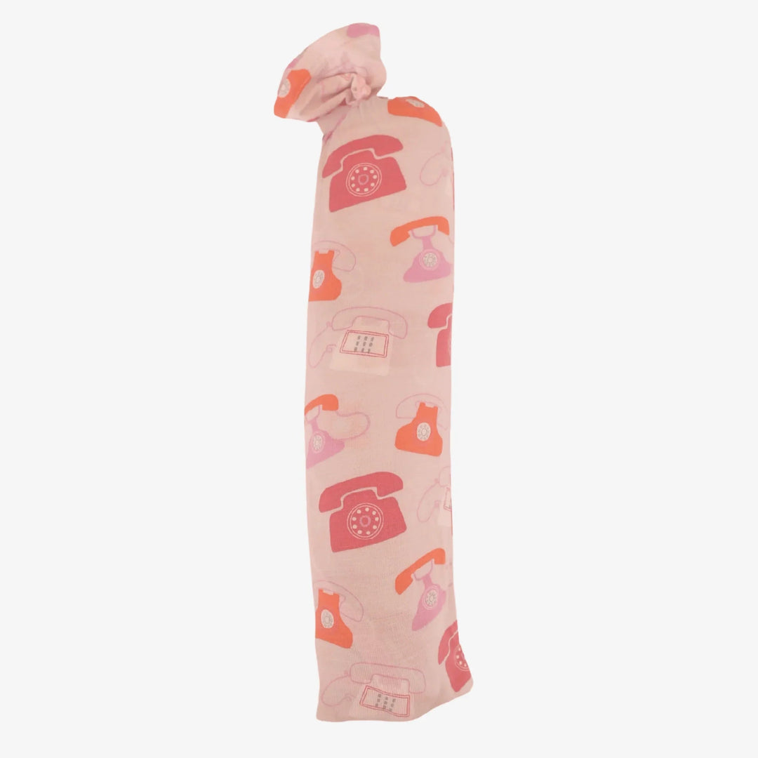 Bestaroo - Bamboo - Pink Telephone Swaddle
