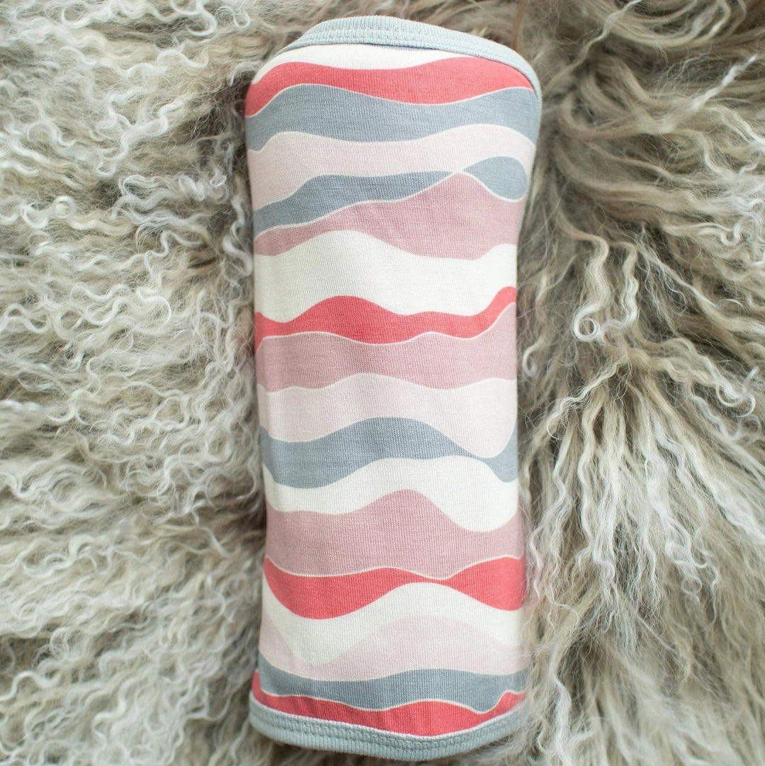 Bestaroo - Bamboo - Pink Waves Swaddle