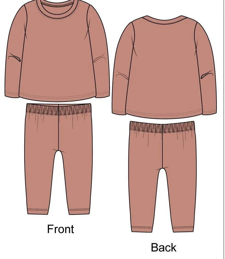 Bestaroo - Bamboo - Rose Dawn Long Sleeve Pajama