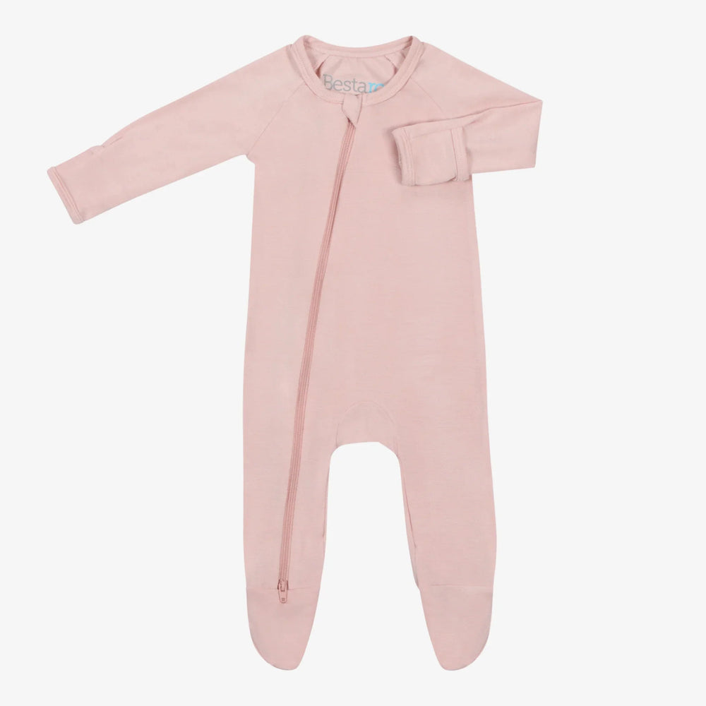 Bestaroo - Bamboo - Silver Pink Footie
