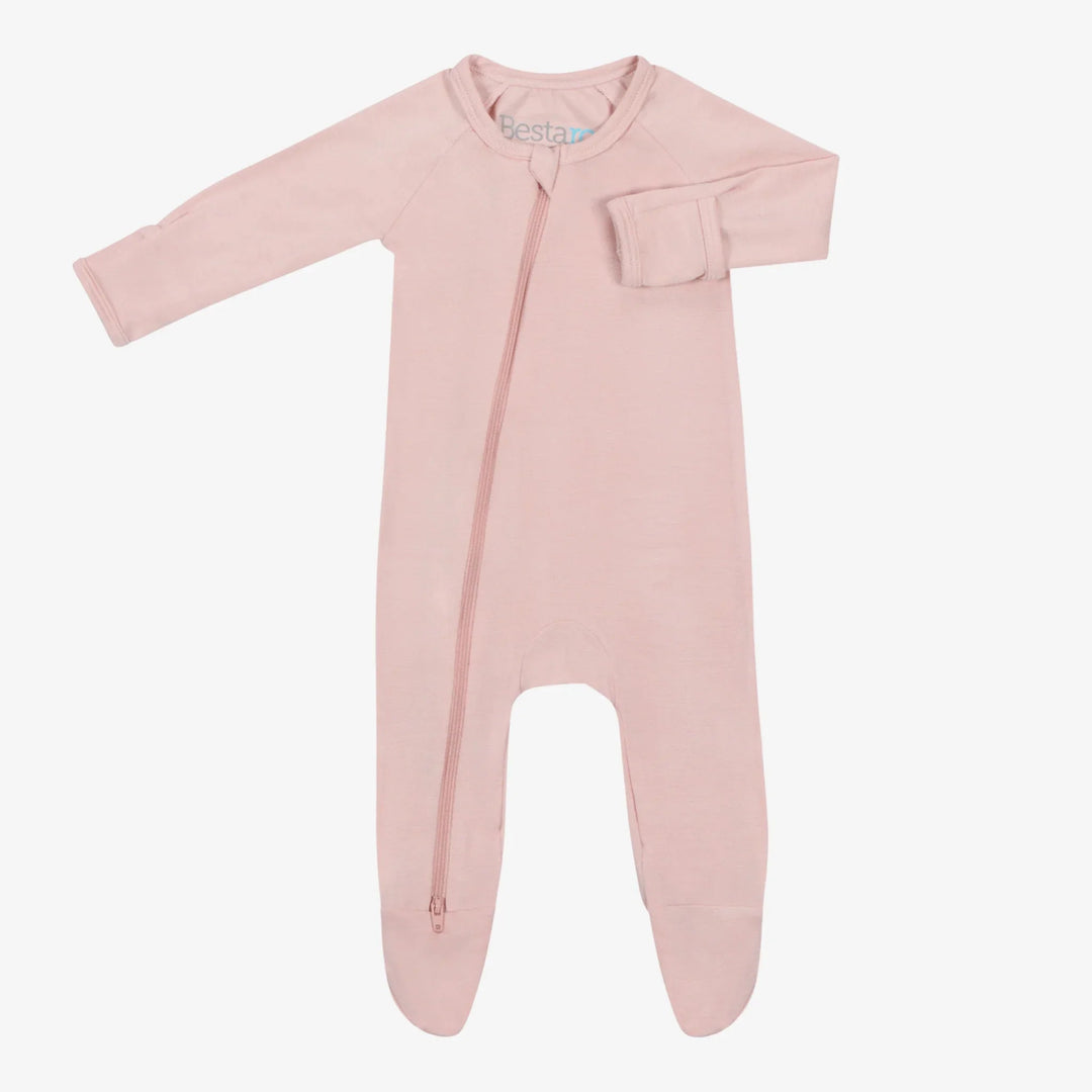 Bestaroo - Bamboo - Silver Pink Footie