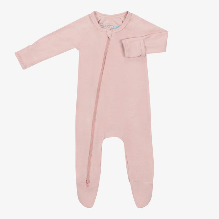 Bestaroo - Bamboo - Silver Pink Footie