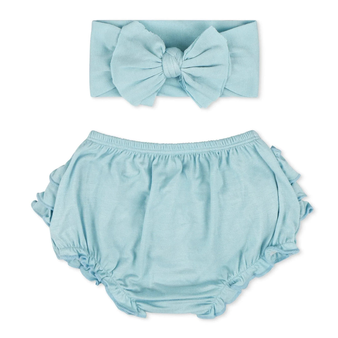 Bestaroo - Bamboo - Skye Blue Bloomer and Headband