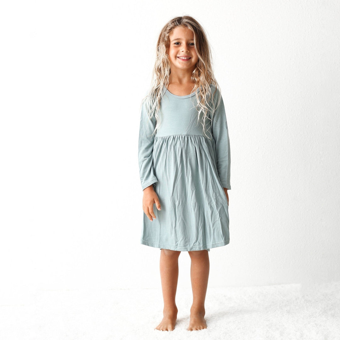 Bestaroo - Super - Soft - Bamboo - Slate Blue Dress 5Y Bestaroo - Super - Soft - Bamboo - Slate Blue Dress 5Y