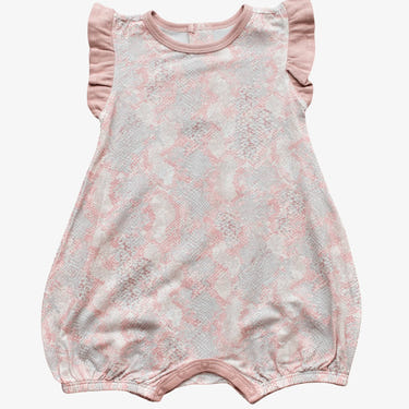 Bestaroo - Snake Pink Flutter Romper