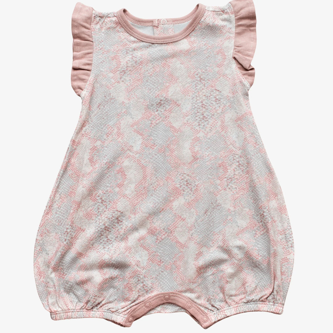 Bestaroo - Snake Pink Flutter Romper