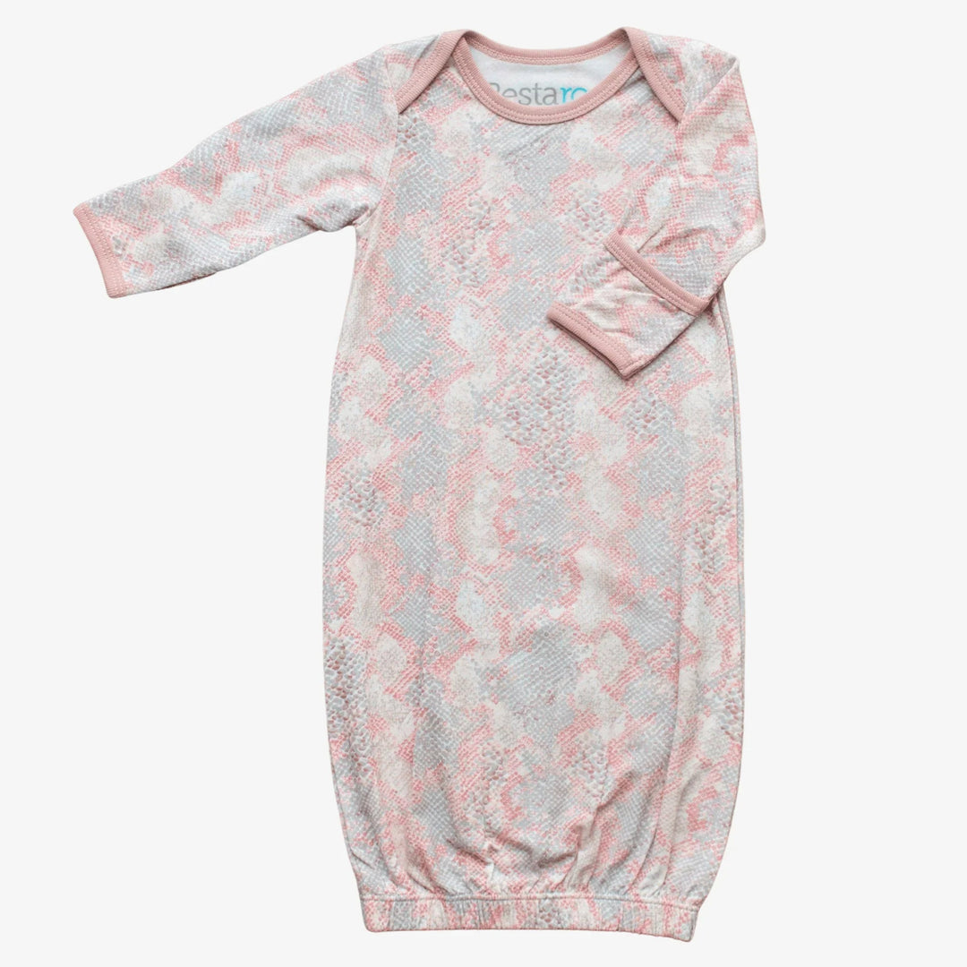 Bestaroo - Bamboo - Snake Print Pink Gown
