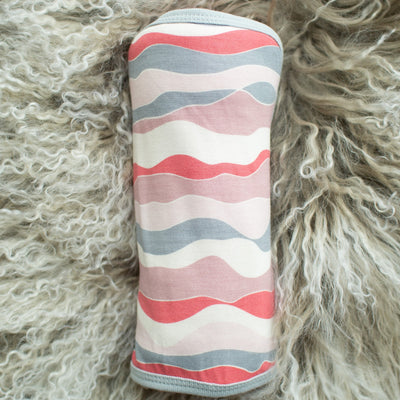 Pink Waves Swaddle