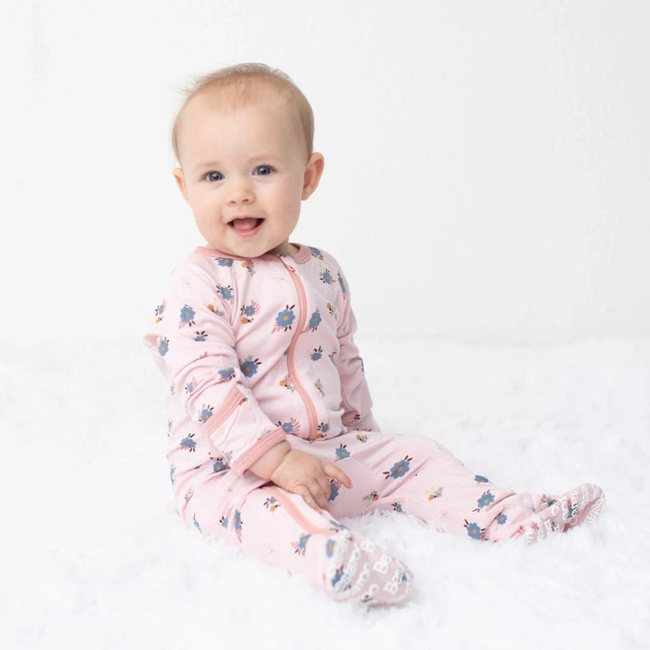 Bestaroo - Bamboo - Tiny Blooms Footie