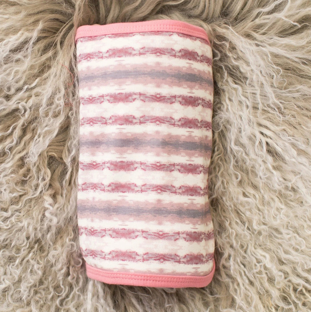 Bestaroo - Bamboo - Tye Dye Stripe Rose Swaddle