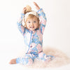 Bestaroo - Vintage Roses Blue Romper
